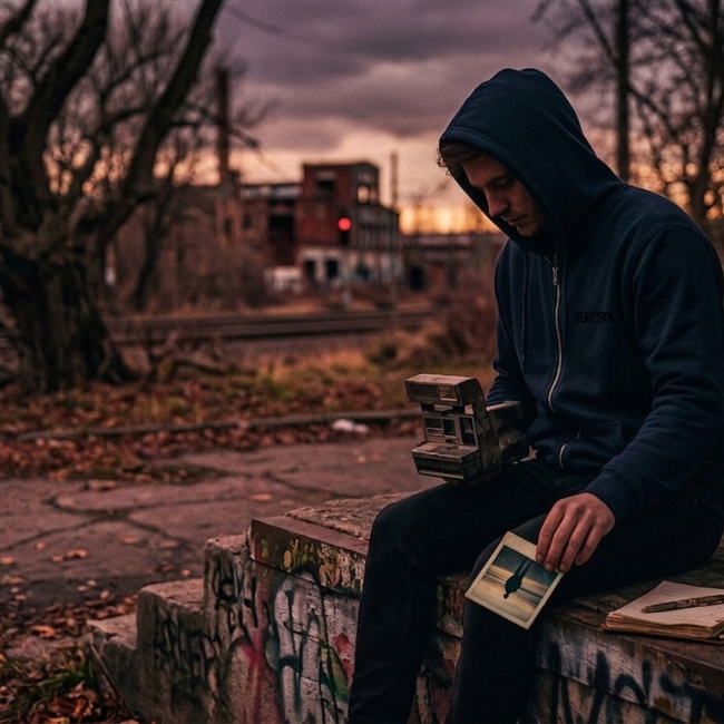 Hoodie Heartsick – Cœur Vivant