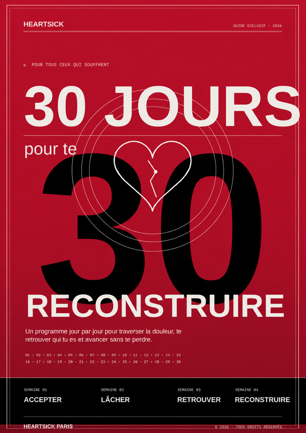 Pack Reconstruction ( 1 T-shirt + Ebook 30 Jours pour te reconstruire OFFERT)