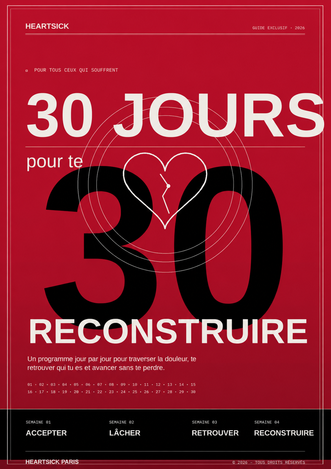 Pack Reconstruction ( 1 T-shirt + Ebook 30 Jours pour te reconstruire OFFERT)