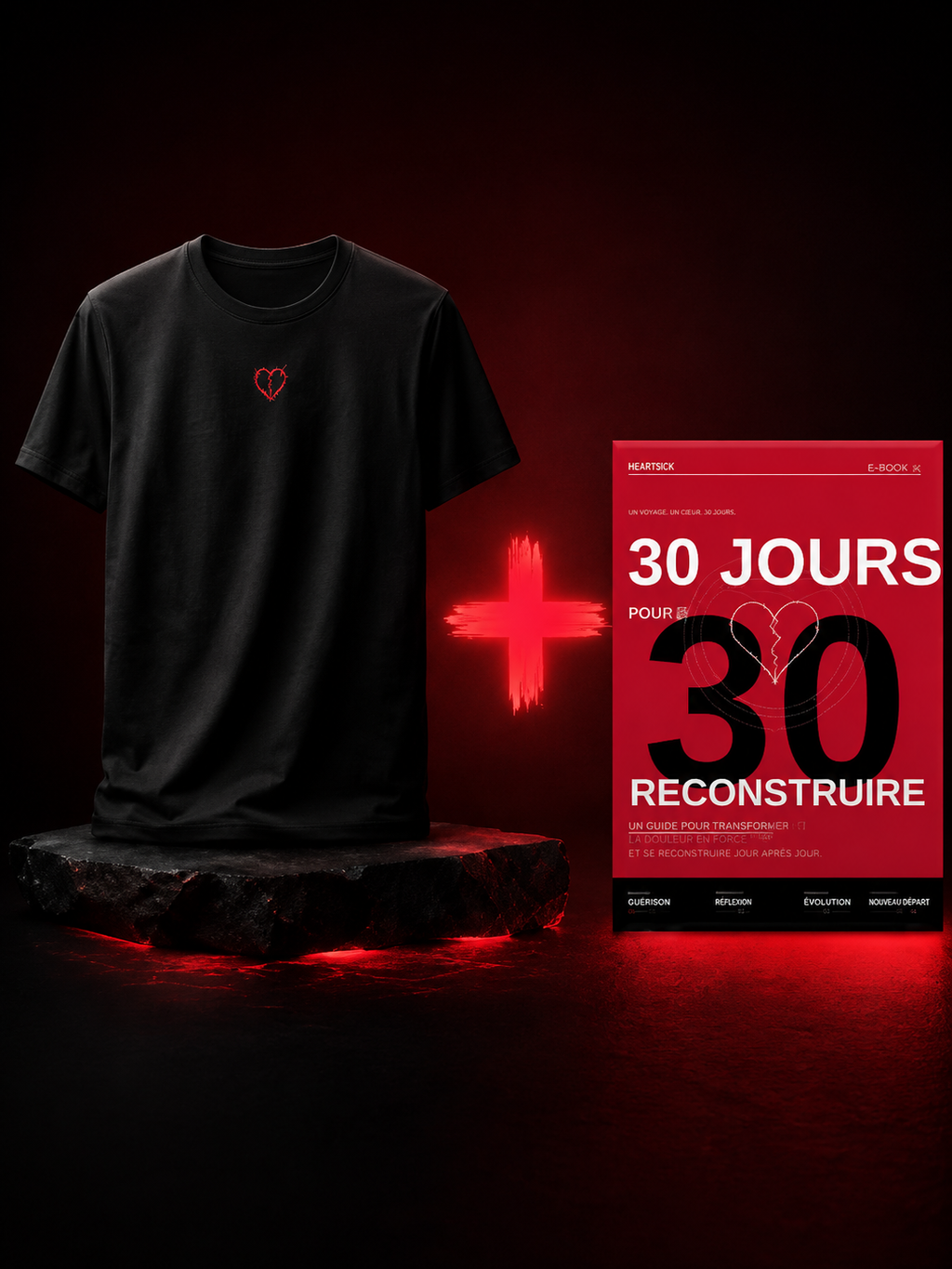 Pack Reconstruction ( 1 T-shirt + Ebook 30 Jours pour te reconstruire OFFERT)