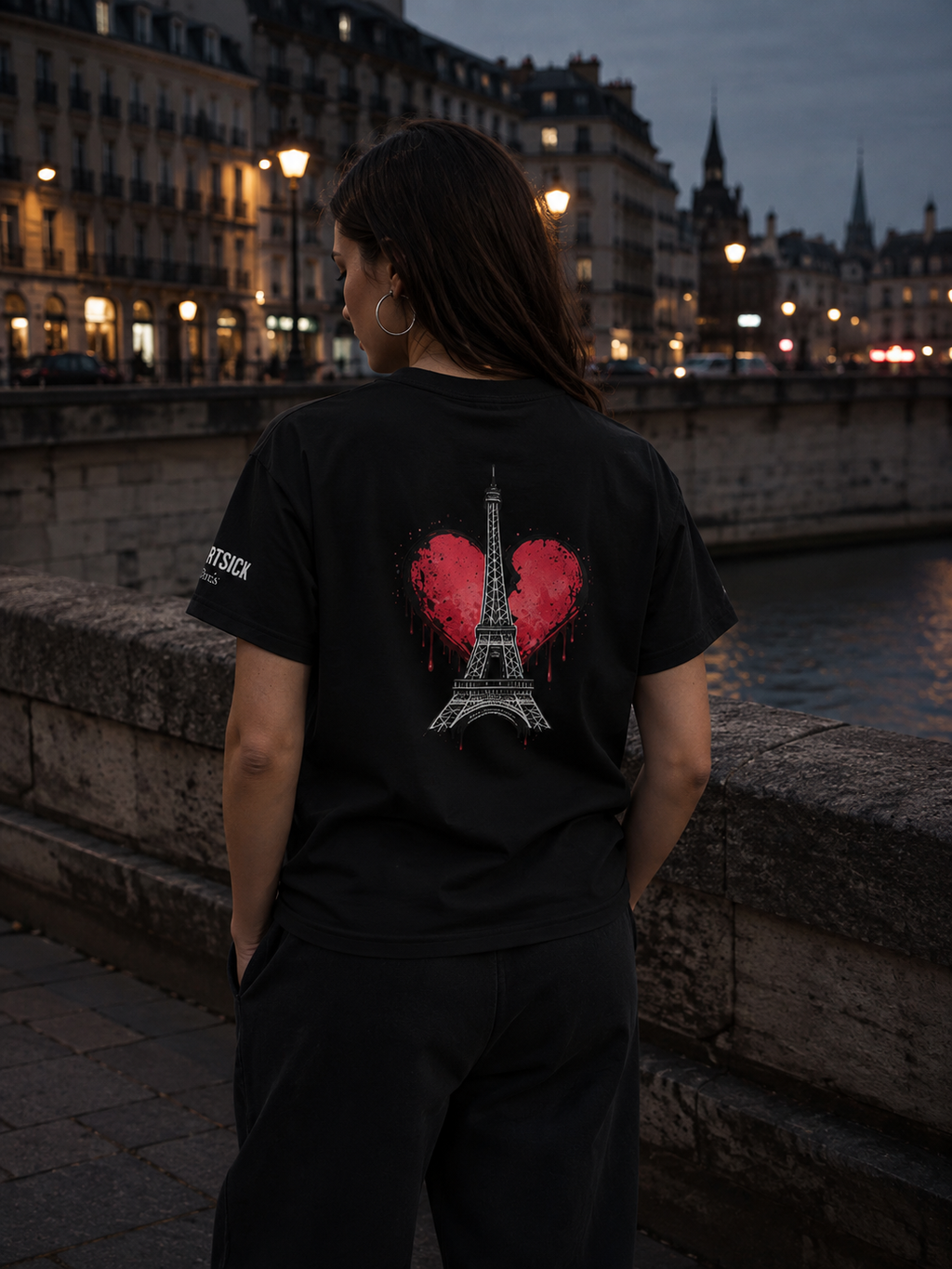 T-shirt Heartsick Paris — Entre Deux