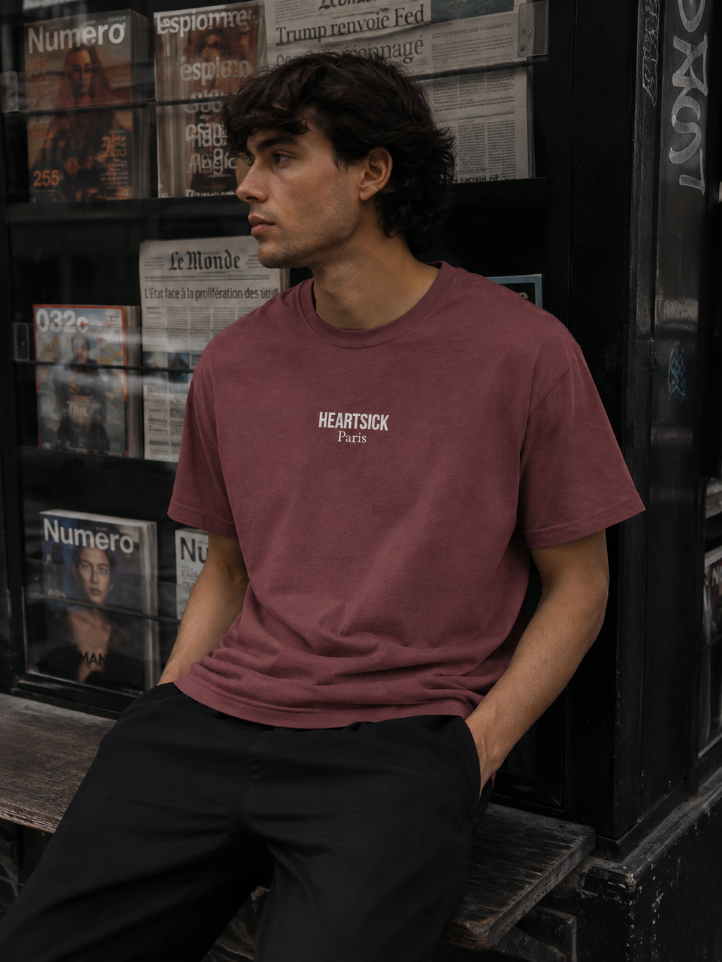 T-shirt Heartsick Paris — Dérive